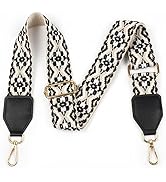 Wide Purse Strap, 2" Adjustable Leather Purse Strap, Replacement Crossbody Handbag Strap for Cros...