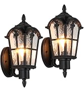 Sucolite Outdoor Wall Light Fixtures Wall Mounted, Exterior Waterproof Porch Lights Wall Lanterns...