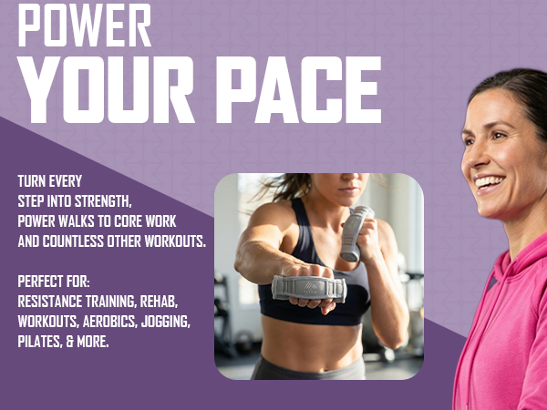 Soft hand weights ideal for aerobics, stretching, and strength exercises