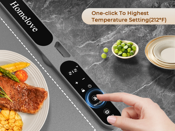 food warming mat for buffet heating pad tray roll up hot plate to keep warm home kitchen heated