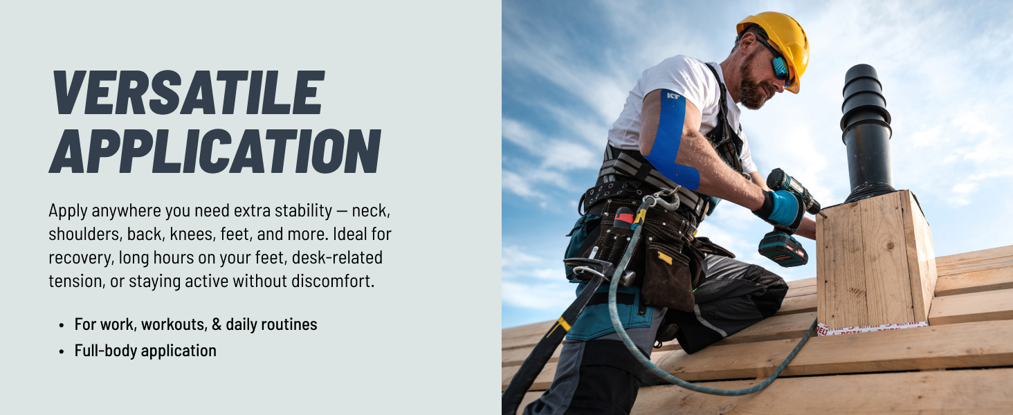 Versatile Application—For work, workouts, & daily routines