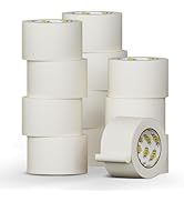 EFOK 12 Pack Masking Tape 3 Inch Wide Bulk, Beige, General Purpose White Painters Tapes for Draft...