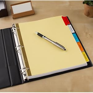 Insertable dividers, dividers with inserts