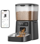 oneisall Automatic Cat Feeder, 2.4G WiFi Cat Food Dispenser with App, 12 Cups/3.5L Auto Cat Feede...