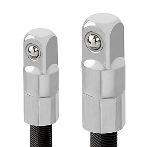 flexible extension bar crv steel socket lug nut bolt