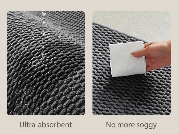 absorbent bath mat