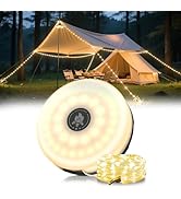L LOHAS LED Camping String Lights, 4 in 1 Quick Recovery Waterproof Outdoor Camping Lights, 32.8F...