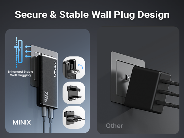 flat wall charger