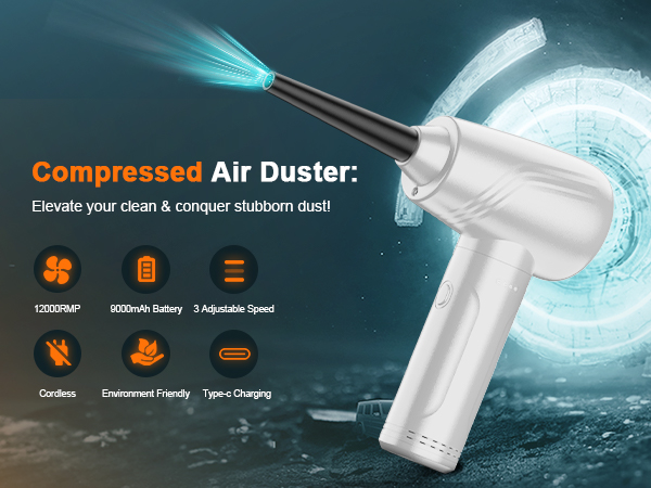 compressed air duster electric air duster air duster compressed air cordless air duster