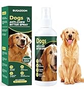 Dog No Chew Spray, Bitter Dog Deterrent Spray for Furniture & Carpet, Pet Corrector & Training Sp...