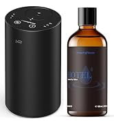 Waterless Essential Oil Diffuser, Rechargeable Scent Diffusers with Diffuser Oil, Fragrance Oil, ...