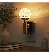 L LOHAS LED Night Lights Plug into Wall,Color Changing Night Light with Rotatable Plug,Crystal Ba...