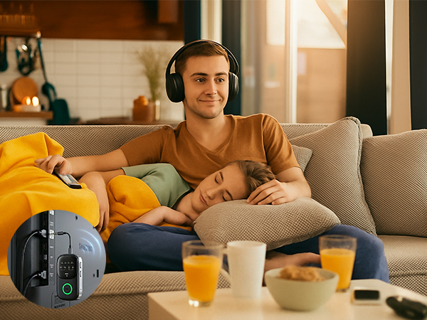 Bluetooth transmitter for TV to watch TV without disturbing others