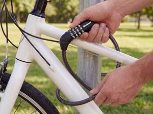 CORRECT BIKE LOCK IMAGE WITH COMBINATION