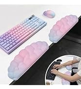 L-Shaped Desk Elbow Pad for Desk Cloud Wrist Rest for Computer Keyboard and Mouse Elbow Wrist Sup...
