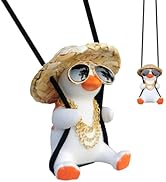 starfa lab Cool Swinging Duck Hanging Ornament,Cute Car Accessories for Jeep Rear View Mirror,Duc...