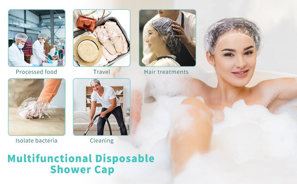 plastic shower caps