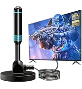 XIANGLYO Indoor TV Antenna, 280 Mile Long Range Digital HDTV Antenna with Magnetic Base, 4K 1080P...
