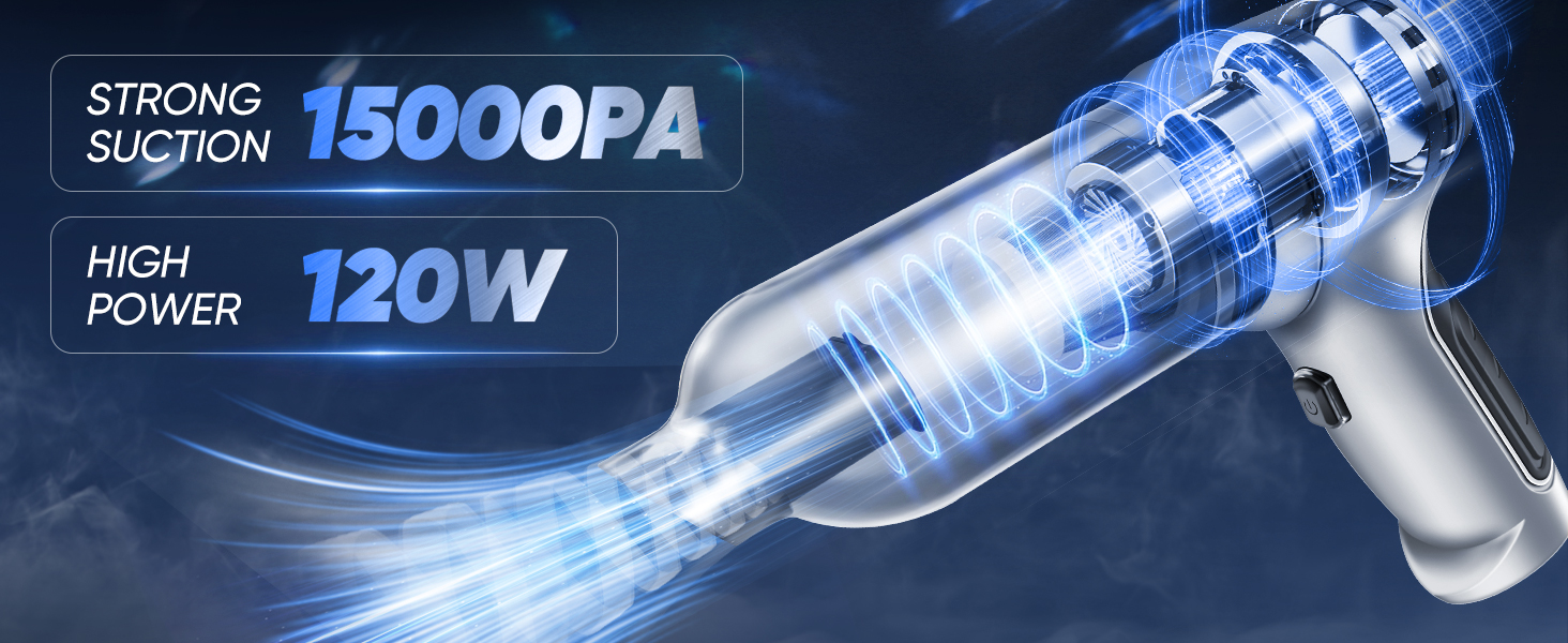 Saker Portable Cordless Car Vacuum