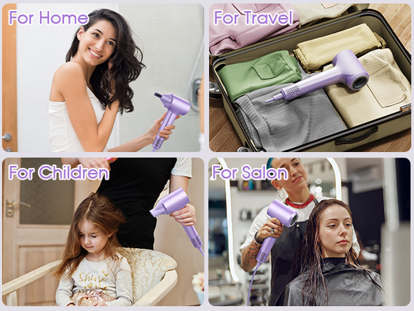 Applicable To Different Scenarios Hair Dryer, High-Speed Brushless Motor Fast Drying Blow Dryer