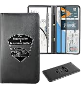 CoBak Car Registration and Insurance Holder - Vehicle Glove Box Car Organizer with Magnetic Closu...