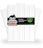Board Geeks Dry Erase Lapboards 9"x12" - 3 White Board for Teachers, Students, Children | Reusabl...