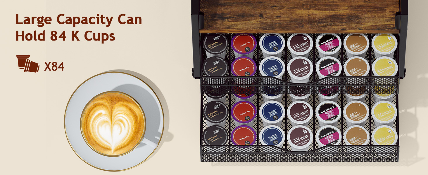 Homsorout K Cup Holder Drawer