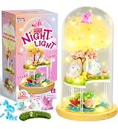 Make Your Own Unicorn Night Light - Birthday Crafts Gifts for Girls Kids, Unicorns Terrarium Kit ...