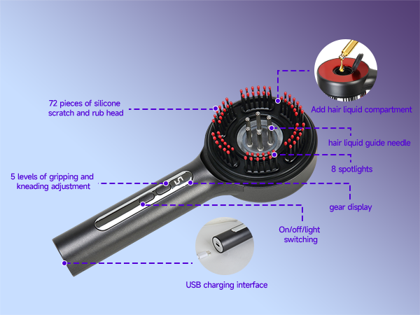 Electric Scalp Massage Comb