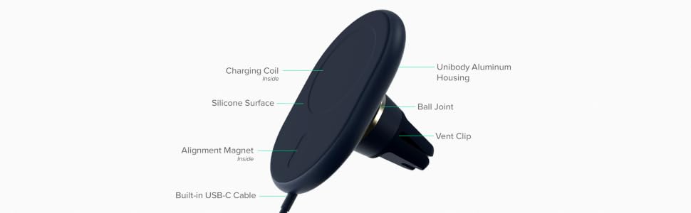 MagSafe air vent car mount iphone car charger phone holder phone mount wireless charging iPhone 15
