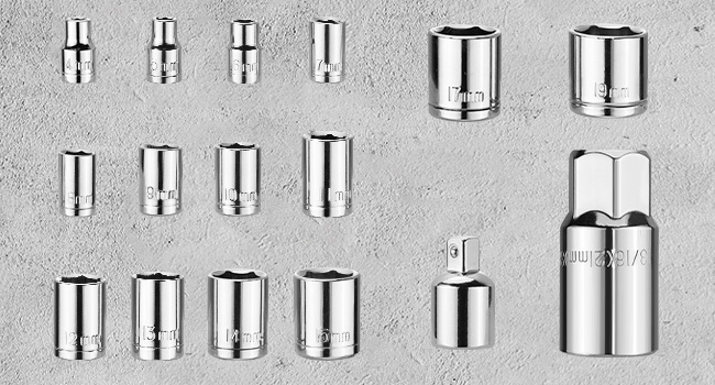 Socket Set & Adapter - Versatile Combination, Full Compatibility