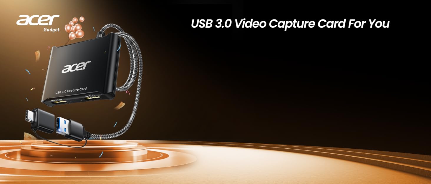 acer USB 3.0 Video Capture Card For You