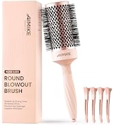 AIMIKE Round Brush for Blow Out, Rose Luxe Round Hair Brush w/Nano Thermal Ceramic Tech, Large Ro...