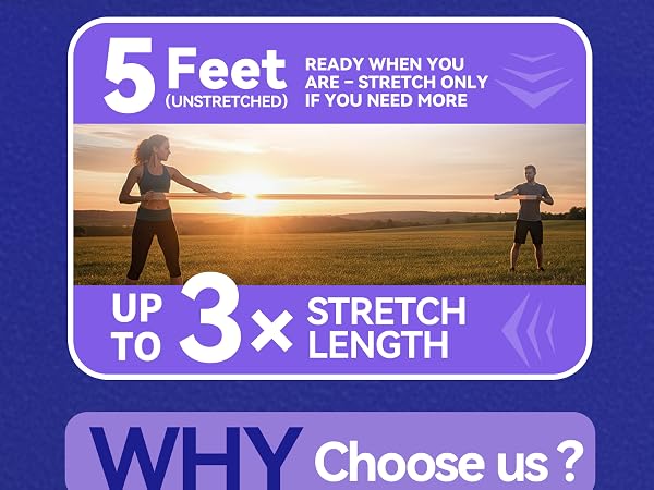 4-inch elastic bandage measures 5 ft unstretched and stretches up to 3 times longer