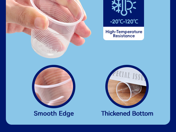 plastic cups