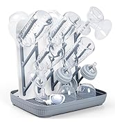 Termichy Baby Bottle Drying Rack: Large Vertical Bottle Dryer Rack Holder - Space Saving Standing...