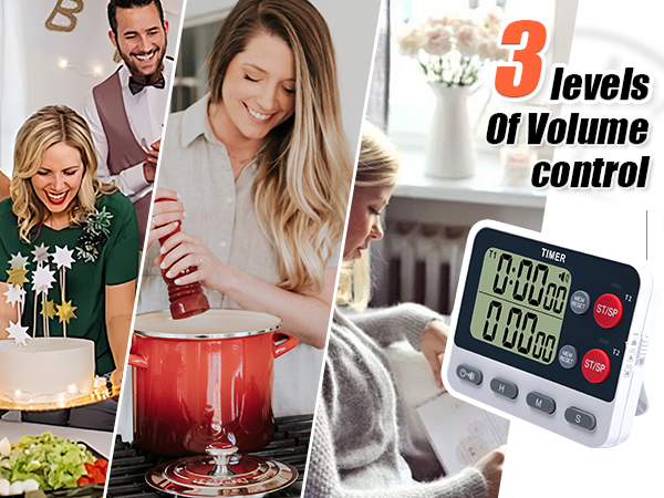 3 levels of volume control