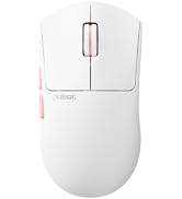 Pulsar Gaming Gears PRO Series Jinggg-X Gaming Mouse, Medium, White/Pink | Lightweight 1.87 oz (5...