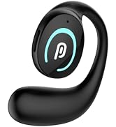 Sunffice Open Ear Bluetooth 5.3 Headphones,Single Wireless Earbuds with Earhooks,Noise-Cancellati...