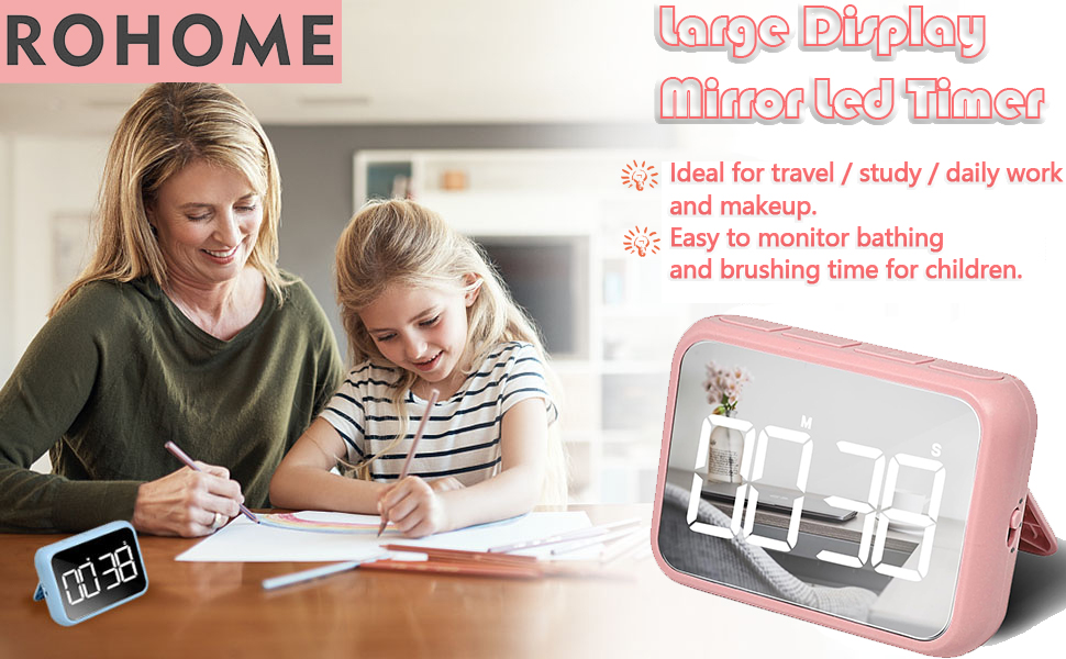 large display kitchen timer