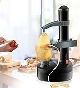 ARSUK Electric Fruit Peeler Potato Apple Peeling Machine Vegetable Spiralizer Cutter Automatic Ro...