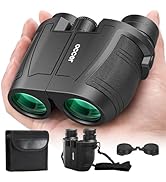 Occer 12x32 Compact Binoculars for Adults High Powered, Large Eyepiece Binocular for Kids - Easy ...