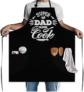 conda Funny Aprons for Men, Cooking Grill BBQ Kitchen Apron for Men, Adjustable Black Chef Apron ...