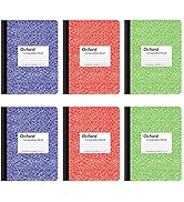 Oxford Composition Notebook 6 Pack, College Ruled Paper, 9-3/4 x 7-1/2 Inches, 100 Sheets, Assort...