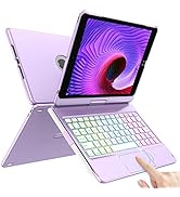 iPad Keyboard Case for iPad 10.2 9th/8th/7th Gen,Touch Keyboard for iPad 9th Generation - 8th Gen...