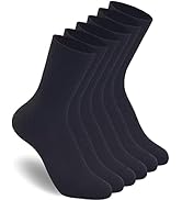HAVE A TREE 3-6 Pack Womens Crew Lightweight Thin Casual Calf Socks Size 6-11