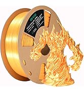 OVV3D Silk PLA Filament 1.75mm, Upgrade Gold PLA Filament 3D Printer Filament, Silk Gold Metal 3D...