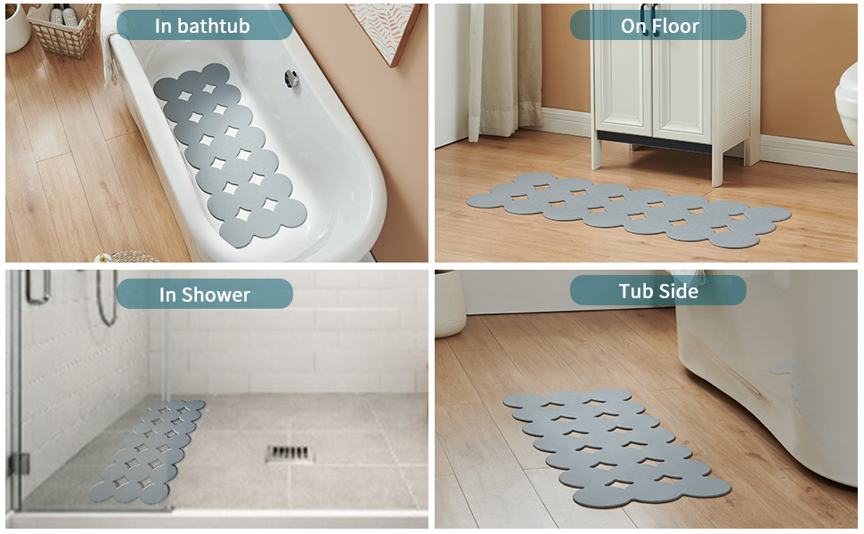 circle bath mat
