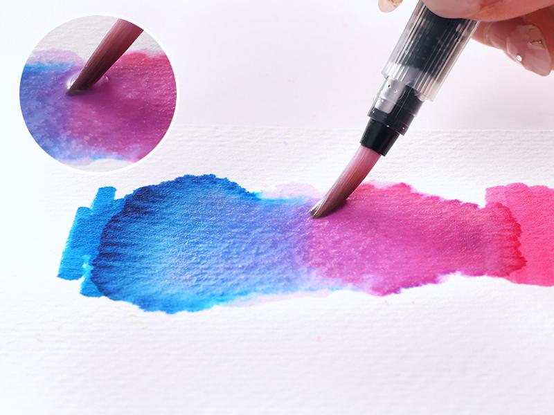blending watercolor markers
