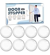 Door Stoppers Wall Protector Rubber - 8 PCS Clear Wall Protectors from Door Knobs Self Adhesive R...